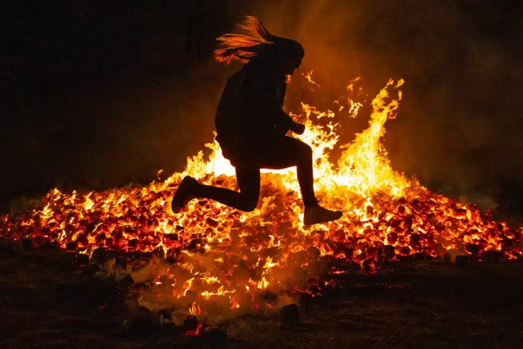 Noche de San Juan en Valladolid hoguera
