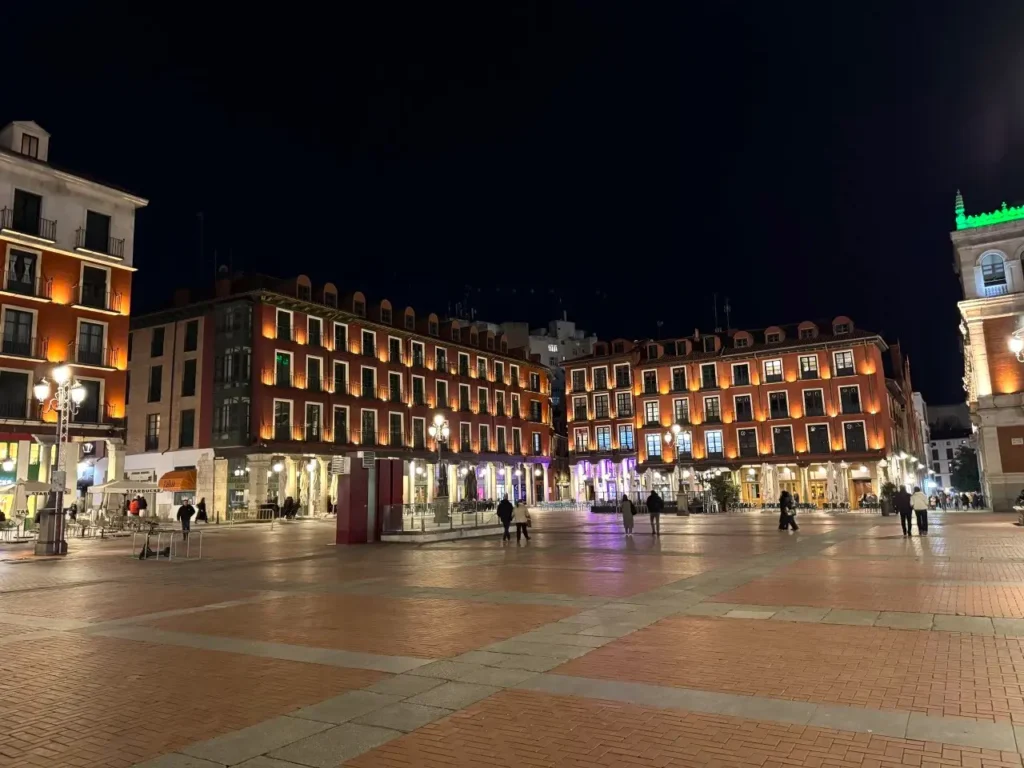 Plaza Mayor de Valladolid de noche