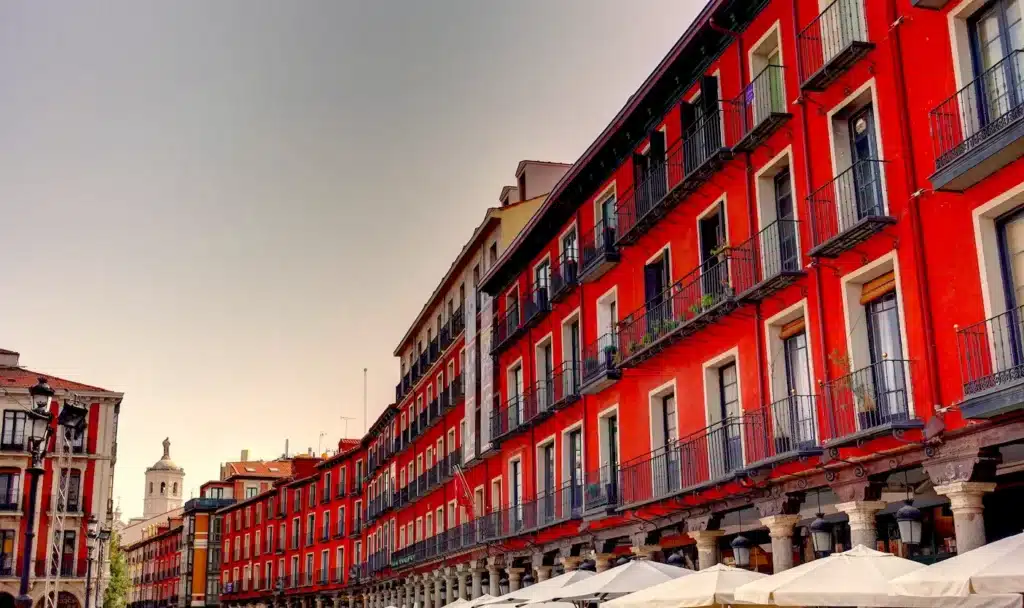 Edificios de la Plaza Mayor de Valladolid